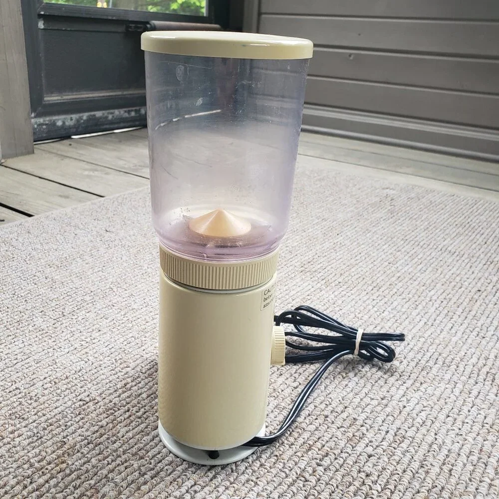 Vintage Braun AG Coffee Bean Grinder Model #4045 Burr Mill Made in Germany